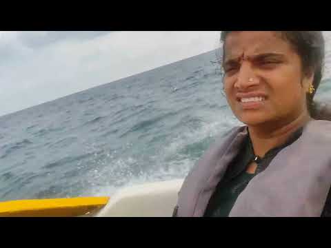 BOATING ⛵⛵⛵IN KANYAKUMARI BEACH 🏖🏖🏖# New video#please_subscribe_my_channel