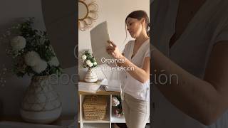 Organiza la documentación. #ordenencasa #ordenar #organization #ordenararchivos #storage #homedecor