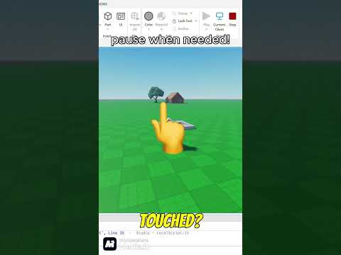 Detect Touch Events in 15 Seconds! ⚡ #Roblox #shorts