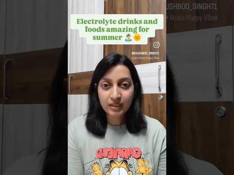 Why electrolytes are important