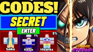 🌟🌞ALL WORKING CODES 😍🥰😍 [ JULY ] ANIME ETARNAL ROBLOX CODE JULY 2025 - ANIME ETARNAL ROBLOX CODE