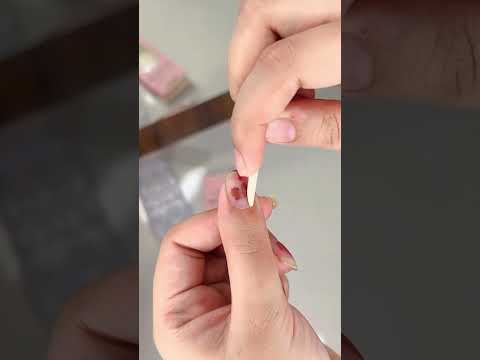Nail extension at home 💅🏻✨ #youtube #youtubeshorts #nails #extension #trending