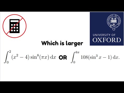 Solving An Oxford Entrance Question In Less Than 5 Minutes!