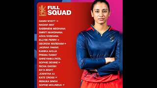 TATA WPL 2025 RCB FULL SQUAD 🏏#wpl #tatawpl #wpl2025 #rcb #cricket #shorts