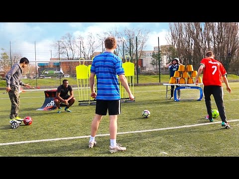 OBSTACLE COURSE FOOTBALL CHALLENGE