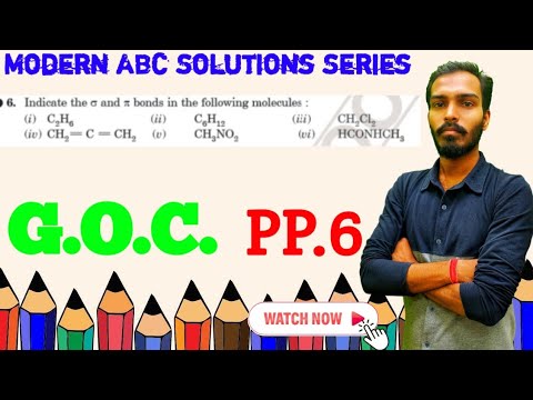 Indicate the sigma and pi bond in the following molecules Mohan Sir/Omi Tuition Classes/OTC Solution