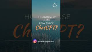 How to use ChatGPT?👆👆 #chatgptcourse #newskills #useofchatgpt #trending #shortsviral #viral #ytshort