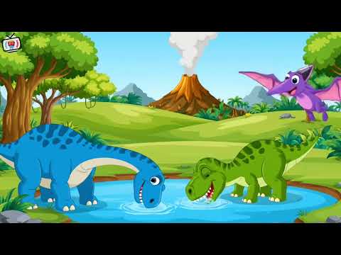Dino Song for Kids 🦖 | Stomp, Roar & Sing with Dinosaurs!