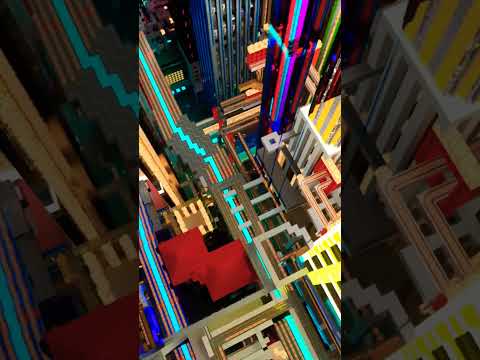 My cyberpunk Minecraft city build ~ work in progress!! #minecraft #cyberpunk #build