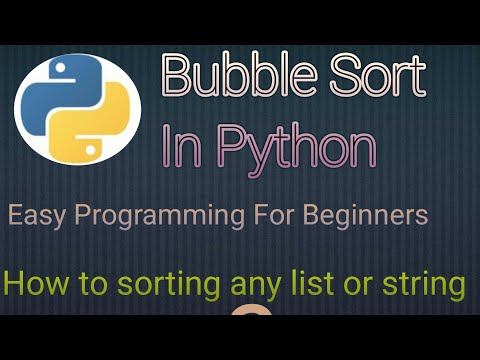 (6).Bubble Sort in Python for Students || programming code of bubble sort || MR.ProgHammer