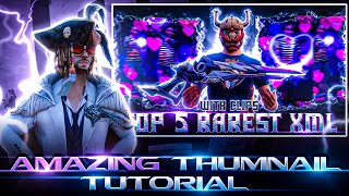 Amazing FreeFire Thumnail Tutorial For XML & Clips || 4k Quality 😱 || Pack In ⤵️