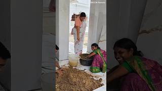 Devotees in Action: #JanmashtamiPreparations #DevotionalService #iskconremuna