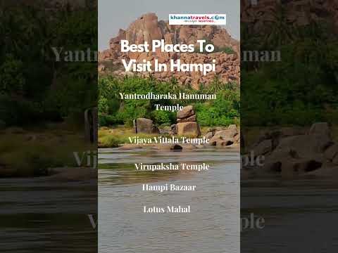 Things to do in Hampi | Best time to visit #shorts #hampi #travelguide #fypシ
