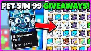 PET SIMULATOR 99 RNG UPDATE 2 + GIVEAWAYS