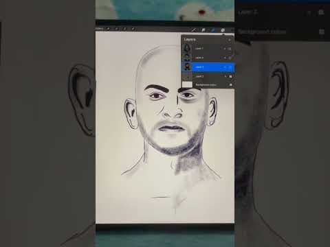 Trying to draw Prithviraj||Procreate drawing