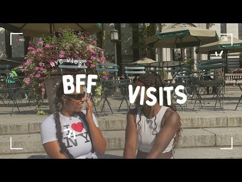 I MET UR MOM ASHLEY | being a tourist w my bff 💗 vegan food + recipe 🍓 nyc vlog 🗽
