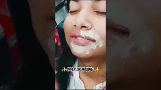 ✨💖Upper lip waxing 💖✨||ManjeetaBeautyHub||#waxing #parlour #upperlipswaxing