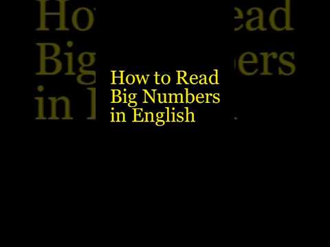 Can You Read This Big Number in English? 😲 #shorts