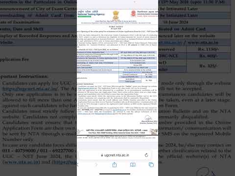 UGC Net June 2024 #exam #study