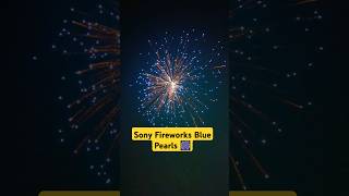 Sony Fireworks Blue Pearls Best Blue Skyshot #fireworks #shorts #diwali
