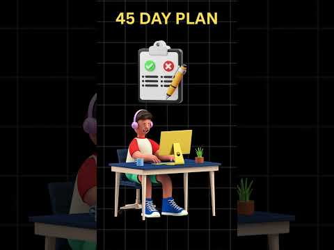 🔥 45 Day MAANG Preparation Roadmap | #viralshorts  #interview