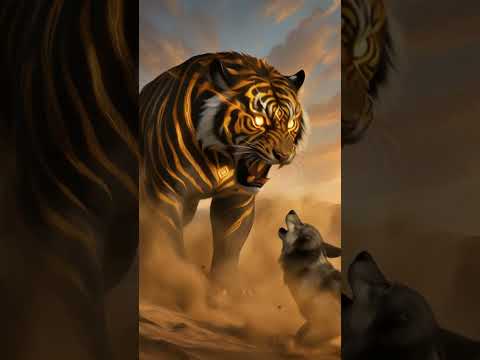 Desert Tiger – The Fierce Pounce#GreenFieldGlory#TigerPounce