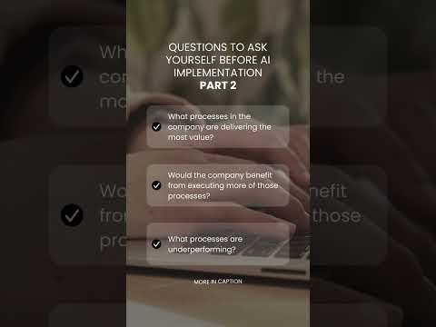 What to consider before #AIimplementation? PART 2 🚀