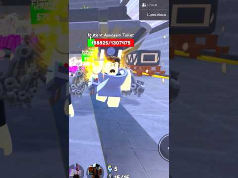 Boss Toilet 3.0 followed by Mutant Assassin Toilet! Roblox Toilet Tower Defense! #roblox #robloxedit