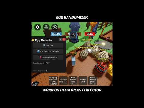 What Will I Hatch? 🤯 Grow a Garden Egg Randomizer Script!#growagarden #roblox #trending #roblox