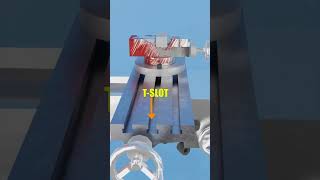 Milling Machine: Accuracy of central T slot #Shorts #PhysicsWallah