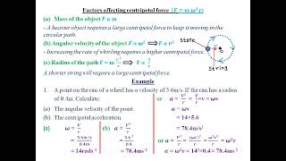 UNIFORM CIRCULAR MOTION: LESSON 2