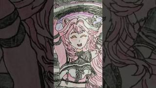 I drew Raora Panthera in Idol Outfit. #Holoctober2025 #raorart