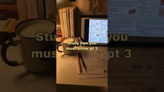 Study tips 3.0📚#studytips#learninghacks#studysmarter#productivitytips#educationtips#studyhacks#part3