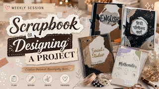 📚✨ English Project File Design Tutorial | Aesthetic Cover Page Ideas