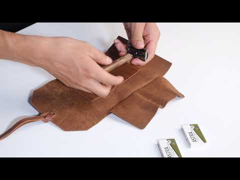 ZOMCHI leather razor kit