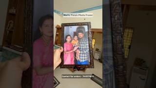 Matte finish photo frame ✅ #abhigiftings #customisedchocolate #photoframe #customisedgifts