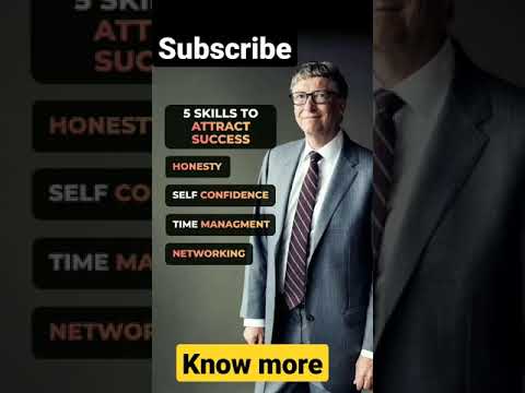 5 skills to attract success #shorts #knowmore