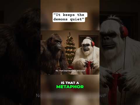 It keeps the demons quiet. #bigfootvlog