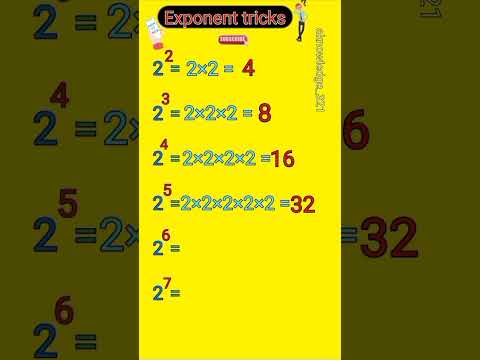 Basic Maths tricks..Exponent tricks#maths #Neet #basicmaths