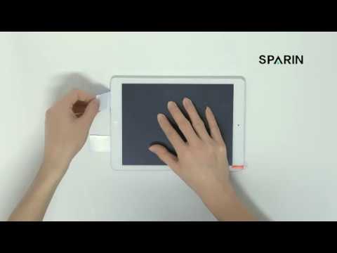 Installation Tutorial for Tablet Screen Protector with Guide Stickers (SPARIN A09)