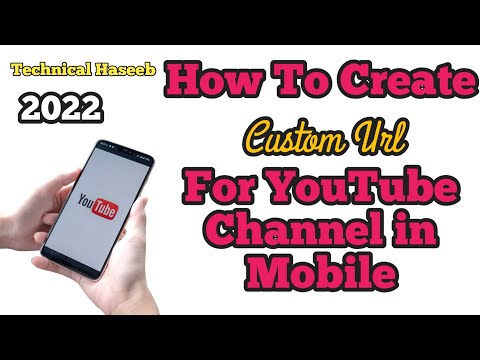 Youtube Channel Kiliye Costum URL banaye wo b apni mobile se