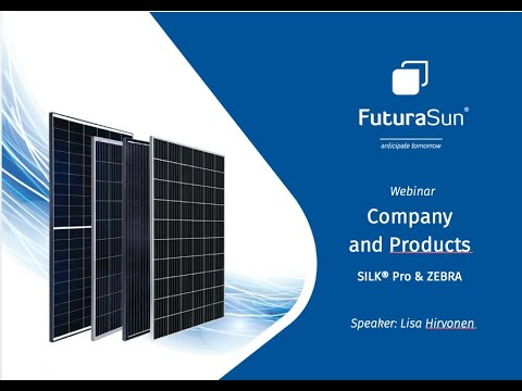 Webinar FuturaSun: Company and Products