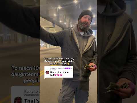 My daughter must see me helping people part 2🫡