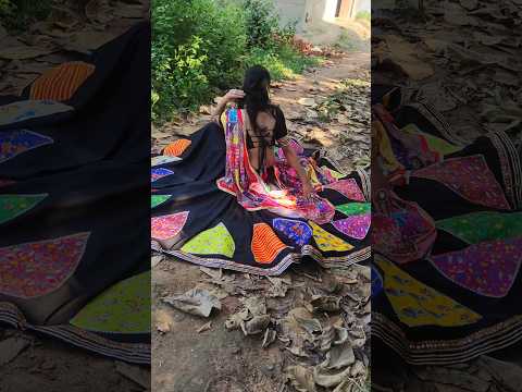 navratri special chaniya choli cutting and stitching garba outfit making #navratri #fashion  #garba