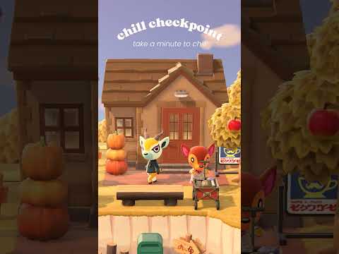 ☁ Chill Checkpoint: Fall Farm #acnh #acnhjazz #acnhcommunity  #fallambience  #animalcrossing