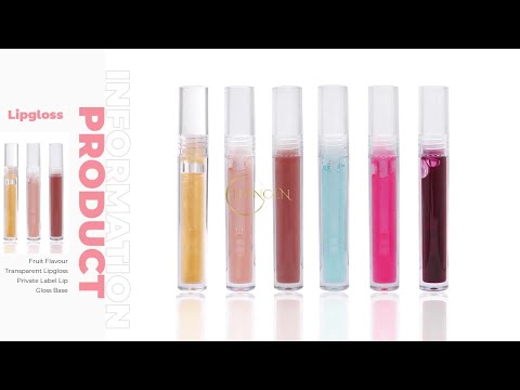 Fruit Flavour Transparent Lipgloss Private Label Lip Gloss Base