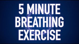 5 Minute Breathing Exercise - Guided Mindfulness Meditation 4K - Calming anxiety reduction