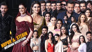 UNCUT - Nupur Sanon & Stebin Ben | Grand Wedding Reception | Star-Studded | Salman Khan, Farah Khan
