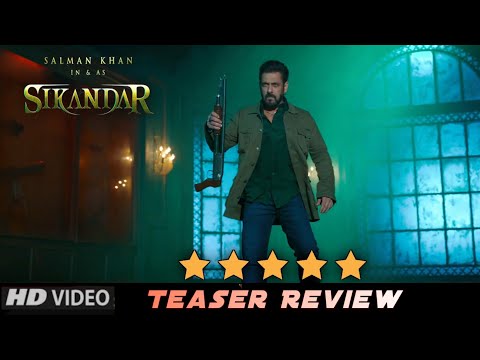Sikandar: Official Teaser Review | Salman Khan x AR Marugadoss | Eid 2025...