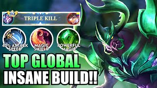 MAU JADI TOP GLOBAL ZHASK WAJIB TAU BUILD TERKUAT ZHASK DI META SEKARANG SAKITNYA GAK NGOTAK!! ZHASK